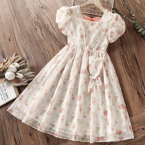 Summer Kids princess flower dresses for girls clothes